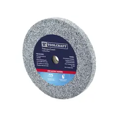 TOOLCRAFT - Piedra para Esmeril 6'' x 3/4'' Grano 60 Eje 1/2''