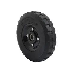 TOOLCRAFT - Llanta Sólida 8 Pulgadas con Baleros para Zorra de Carga