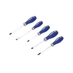 TOOLCRAFT - Juego de 5 Destornilladores Mango Bimaterial