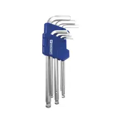 TOOLCRAFT - Juego de Llaves Allen 7 Piezas Largas 2.5 mm hasta 10 mm