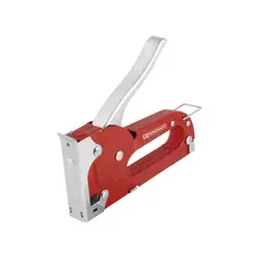 TOOLCRAFT - Grapadora Manual Roja Grapas Largo 4 mm a 8 mm