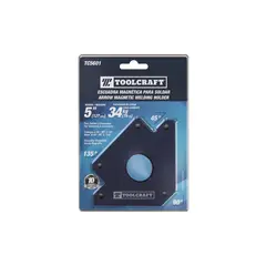 TOOLCRAFT - Escuadra Magnética para Soldar de 5 Pulgadas de 3 Ángulos