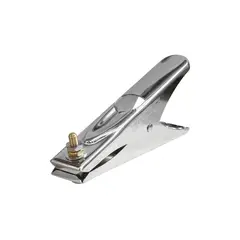 TOOLCRAFT - Pinza para Tierra 300 Amperios Acabado Cromado