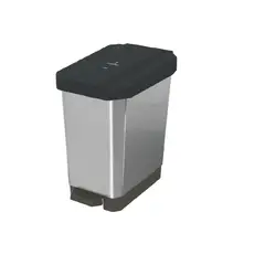 ESTRA - Caneca Plastica Pedal 5 Litros Negro No Aprovechable