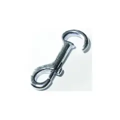 BARON - Mosquetón Rígido con Ojo Abierto de Zinc 9.525mm