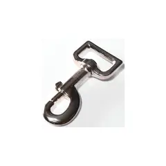 BARON - Mosquetón Giratorio De Níquel 8.09 Cm