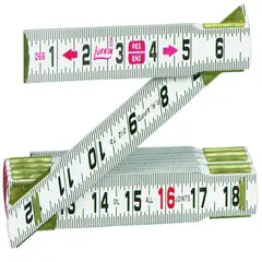 CRESCENT - Regla Plegable de 1.82mx15.87mm En Madera