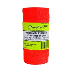 STRINGLINER - Hilado #18x1080ft Retorcido Naranja Fluorescente