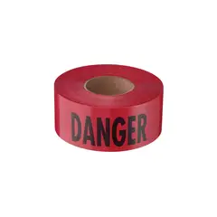EMPIRE - Cinta Señalización de Peligro Color Rojo x 304 80 M