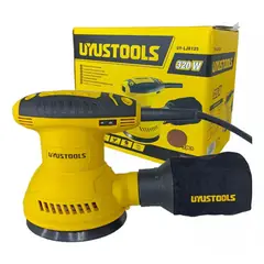 UYUSTOOLS - Lijadora Orbital Profesional 320W 110V 60Hz con Accesorios