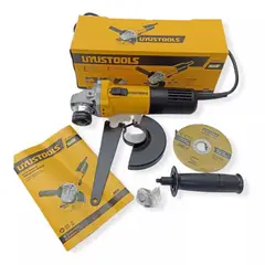 UYUSTOOLS - Pulidora Profesional 4 1/2 Pulgadas 720W con Disco y Accesorios