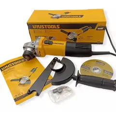 UYUSTOOLS - Pulidora Profesional 4 1/2 Pulgadas 950W con Disco y Accesorios