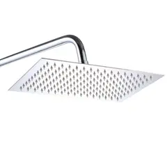 TRIPLE CLEAN - Ducha Regadera Acero Inoxidable 25 x 25