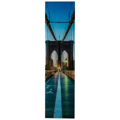 JUST HOME COLLECTION - Cuadro En Vidrio 110 x 28 cm Ny Puente Brooklyn