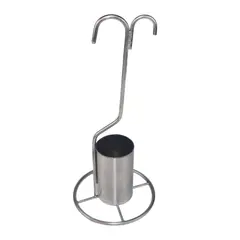 ITAHO - Accesorio Pollo Sentado Al Barril Inoxidable