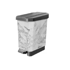 ESTRA - Papelera de Pedal 5 Litros Café-Iml Madera