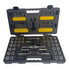 UYUSTOOLS - Juego de Tarrajas y Machuelos x 75 Piezas con Estuche Maletín