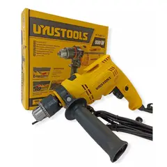 UYUSTOOLS - Taladro Percutor Reversible Destornillador 550W + Accesorios