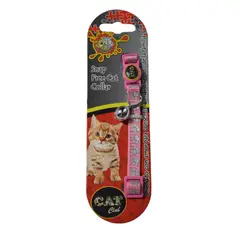 COLMASCOTAS - Collar Importado Para Gato Huellitas Rosado