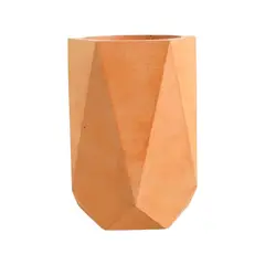 undefined - Florero Jarrón de Cemento 11x7 cm Terracota De Concreto