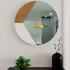 FAYENZA - Espejo Decorativo Lira Diámetro 80Cmx4Mm