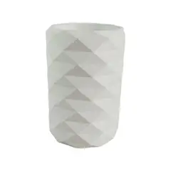 DE CONCRETO - Florero Frida De Cemento 11X6 Cm Blanco