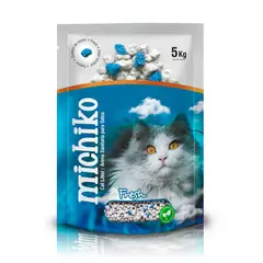 MICHIKO - Arena Sanitaria para Gato Aglomerante Bentonita Fresh 5 Kg