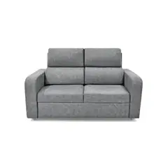 ROCA - Sofá 2 Puestos Bary 95x148x90 Tela Gris