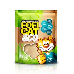 FOFI CAT - Arena Sanitaria Gato Ecológica Bio Aglomerante Maíz Foficat 227Kg