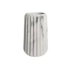 undefined - Florero Adamaris de Cemento 15x7 cm Mármol Negro De Concreto