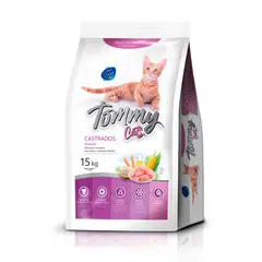 TOMMY PETS - Alimento Seco Para Gatos Castrados Tommy Cats X 15 Kg. Tommy Cats