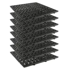 ENERGY PLUS - Setx8 Estibas Plásticas Perforadas 60X60Cm Cap.500Kg