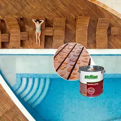 PROFILAN - Pintura Para Madera Exterior Teoma Plus Castaño 2.5L
