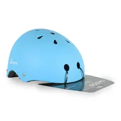 QMAX - Casco de Patinaje Infantil Azul