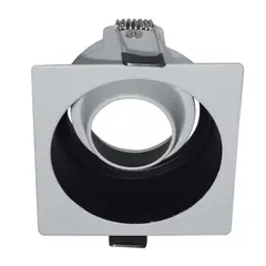 TECNOLITE - Bala de Incrustar a Techo Cuadrada para Bombillo G