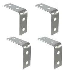 FIXSER - Escuadra Refuerzo 1-1/2pg 4und Galvanizada