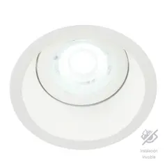 TECNOLITE - Bala de Incrustar a Techo Redonda para Bombillo Gu