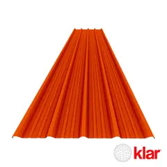 KLAR - Teja Blanca 5.9 X 1.07 M 2 Mm Cresta Alta Upvc
