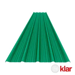 KLAR - Teja Blanca 5.9 x 1.07 m 2 mm Cresta Alta Upvc