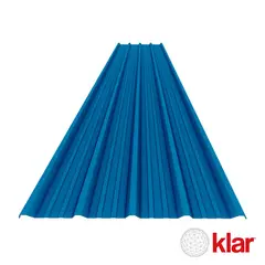 KLAR - Teja Blanca 5.9 x 1.07 m 2 mm Cresta Alta Upvc