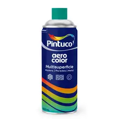 AEROCOLOR - Aerosol Multiusos Negro Brillante 300 Ml