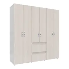 MADERKIT - Closet Eliot 180x170x50cm Niebla Blanco