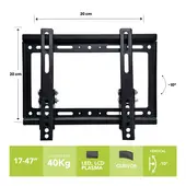 ELECTRIC LINE - Soporte Ajustable TV de 17-47 pulgadas Resiste 40 Kg