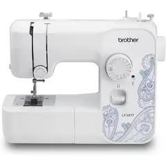 MUEBLIMAQUINAS - Maquina de Coser Recta Brother Lx3817 Portable Blanca