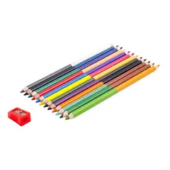 PELIKAN - Lápices de Colores Bicolor Cj/12 = 24 4 Mm