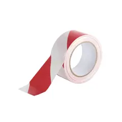 TOOLCRAFT - Cinta de Señalización para Pegar 30 m Rojo