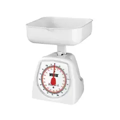 WOLFOX - Báscula Gramera Mecánica 3 Kg Con Charola Desmontable