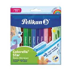 PELIKAN - Plumones Colorella Caja 12 unds Surtido