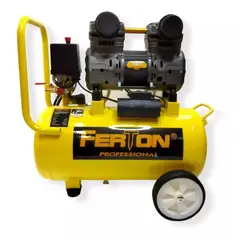 FERTON - Compresor de Aire 24 L 1490W Libre de Aceite