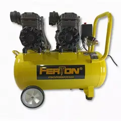 FERTON - Compresor de Aire 60 L Libre de Aceite